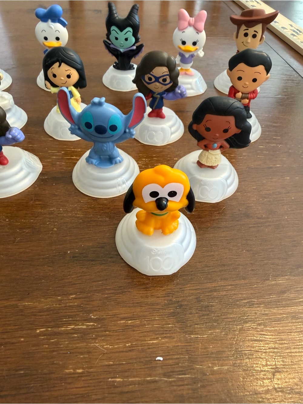 McDonald’s Disney 100 Mini Figurines Lot of 17 Princesses Stitch Woody Donald - Picture 6 of 7